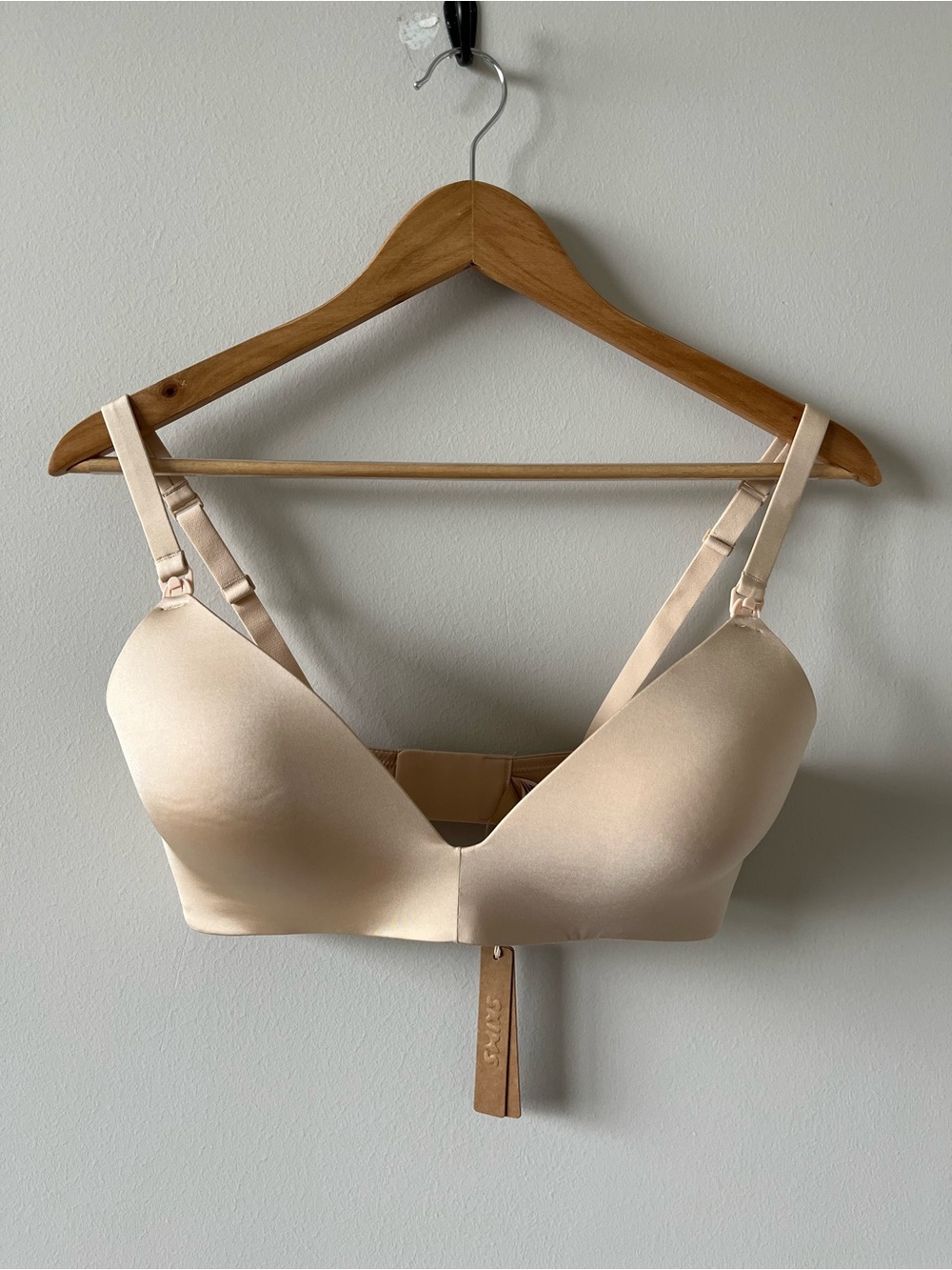 SKIMS Wireless Form Maternity Nursing Bra 34DD 34DDD 36DDD NWT Sand Color